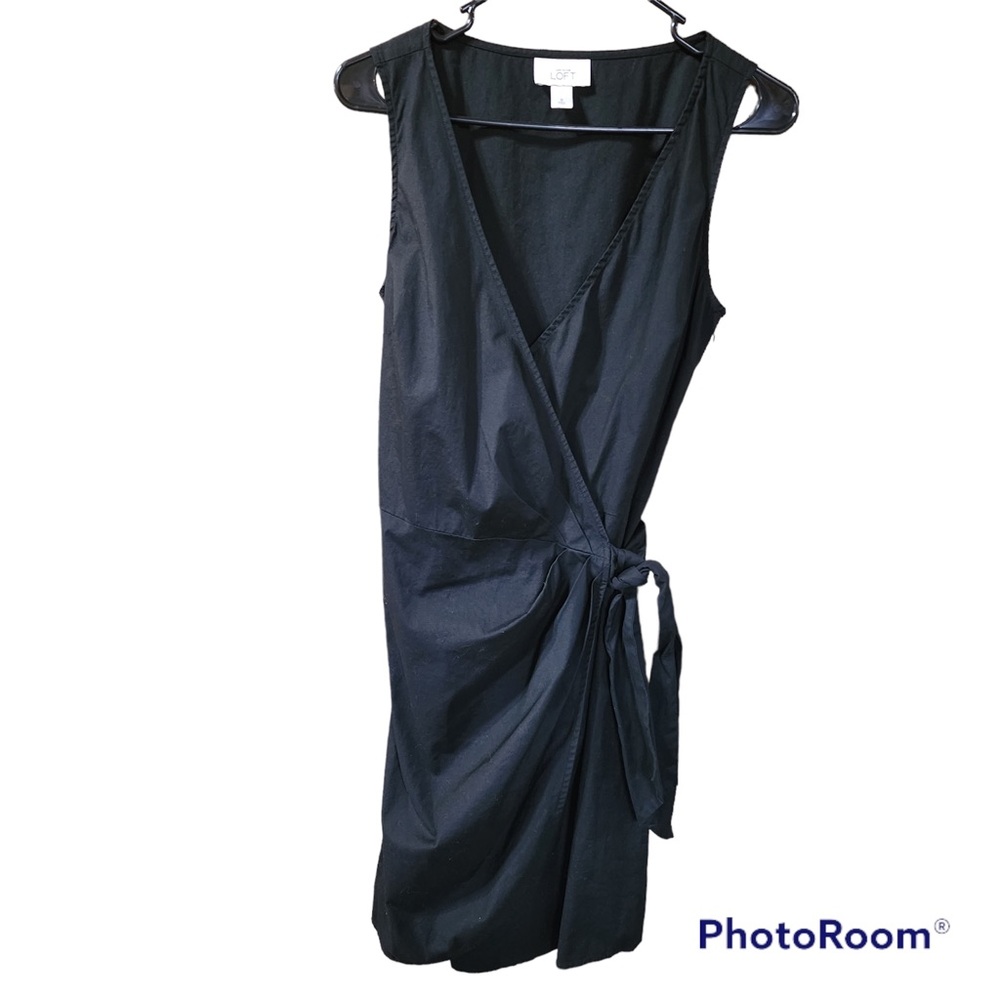 Ann Taylor LOFT Wrap Dress Black